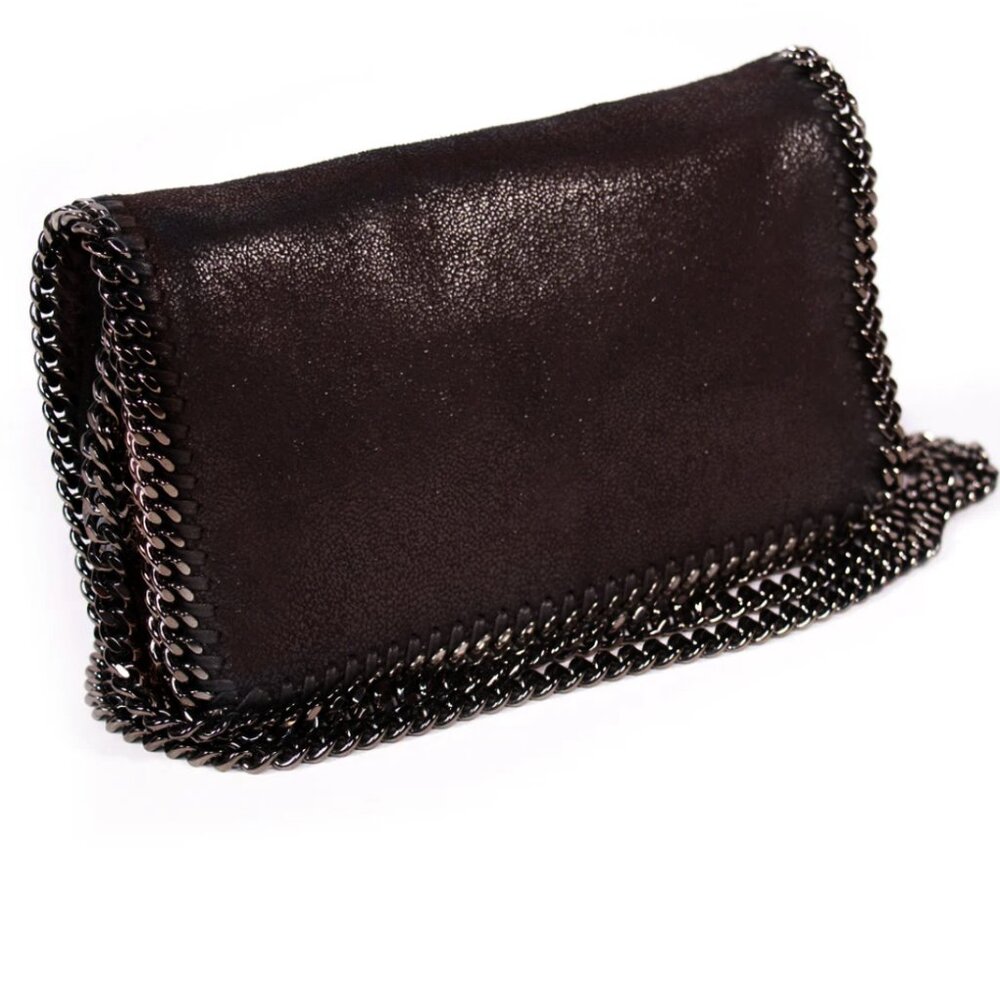 💕Trending Brown Italian Leather Inspired by Stella McCartney, Vera Pelle bag💕